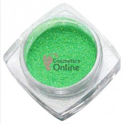 Decor pentru unghii NADP031JJ praf de sirena de 2,5gr Green cu Reflexii